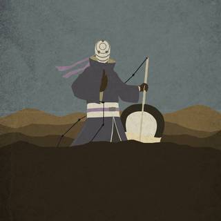 Obito minimalist wallpaper