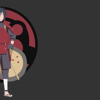 Obito minimalist wallpaper