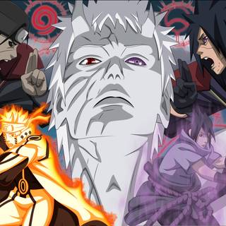 Obito minimalist wallpaper