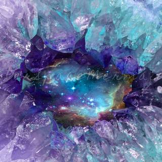 Rainbow crystal wallpaper