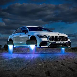 Vertical cars wallpaper