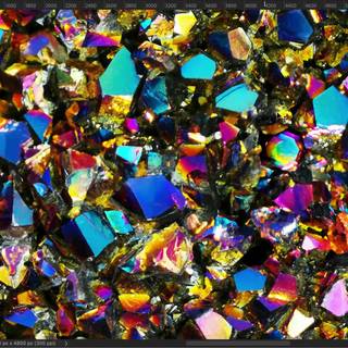 Rainbow crystal wallpaper