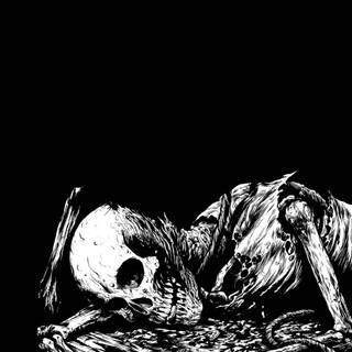 Skeleton black wallpaper