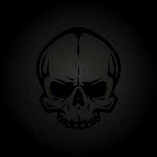 Skeleton black wallpaper