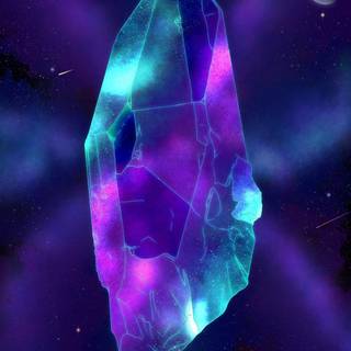 Rainbow crystal wallpaper