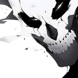 Skeleton black wallpaper