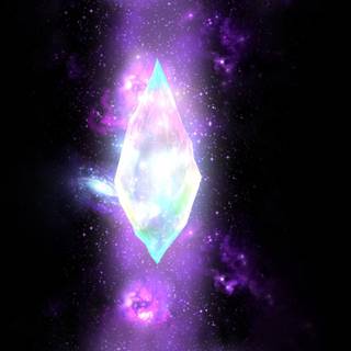 Rainbow crystal wallpaper