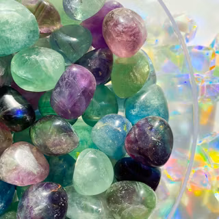 Rainbow crystal wallpaper