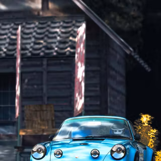 Vertical cars wallpaper