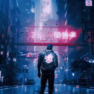 iPhone 4k Cyberpunk wallpaper