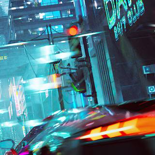 iPhone 4k Cyberpunk wallpaper