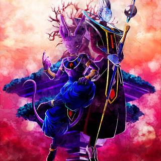 Whis and Beerus wallpaper