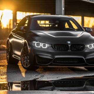 Black BMW M4 wallpaper