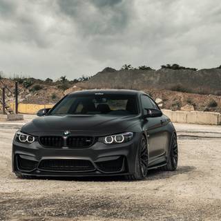 Black BMW M4 wallpaper