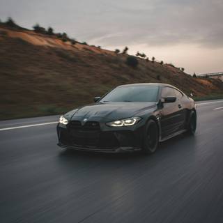 Black BMW M4 wallpaper