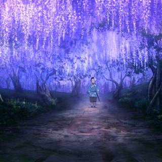 Wisteria Demon Slayer wallpaper