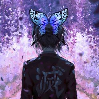 Wisteria Demon Slayer wallpaper