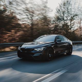 Black BMW M4 wallpaper