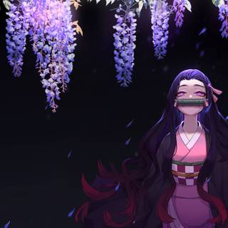 Wisteria Demon Slayer wallpaper