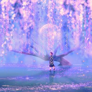 Wisteria Demon Slayer wallpaper