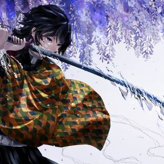 Wisteria Demon Slayer wallpaper