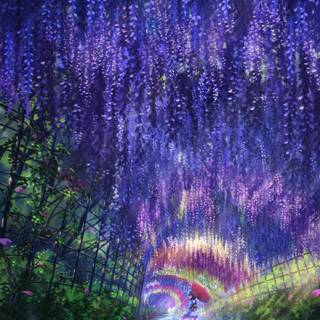 Wisteria Demon Slayer wallpaper