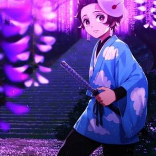 Wisteria Demon Slayer wallpaper