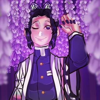 Wisteria Demon Slayer wallpaper