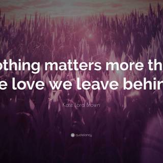 Nothing matters wallpaper