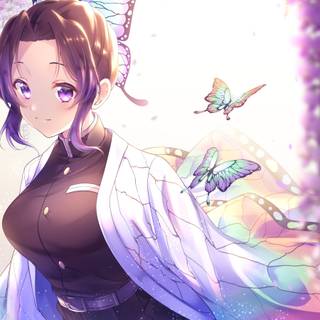 Wisteria Demon Slayer wallpaper