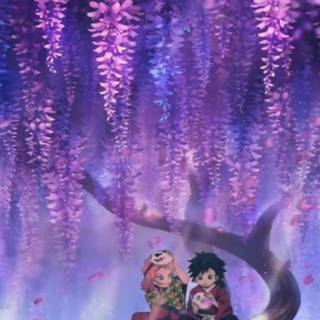 Wisteria Demon Slayer wallpaper