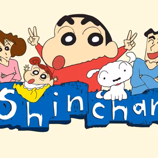 Shinchan with mother wallpaper