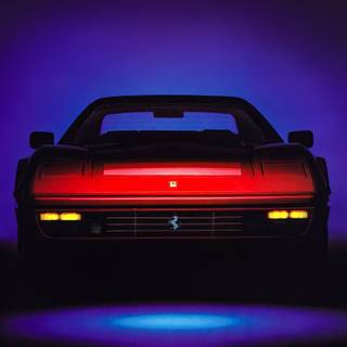 Ferrari Testarossa phone wallpaper