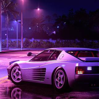 Ferrari night PC wallpaper