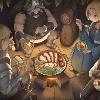 Dungeon Meshi desktop wallpaper