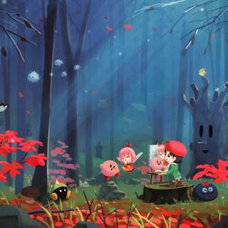 Kirby desktop 4k wallpaper