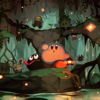 Kirby desktop 4k wallpaper