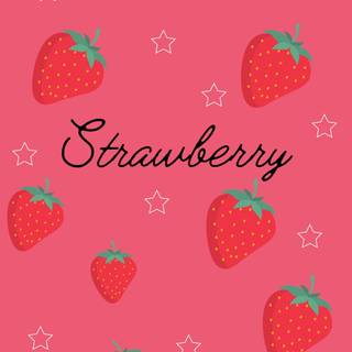 Strawberries 4k iPhone aesthetic wallpaper