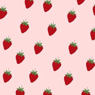 Strawberries 4k iPhone aesthetic wallpaper