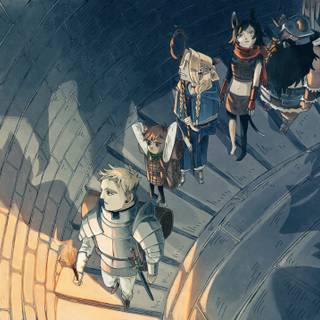 Dungeon Meshi desktop wallpaper