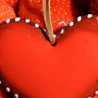 Strawberries 4k iPhone aesthetic wallpaper