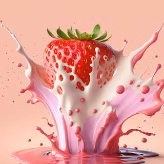 Strawberries 4k iPhone aesthetic wallpaper
