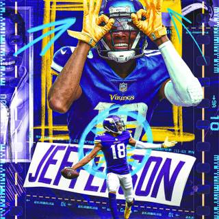 Justin Jefferson NFL wallpaper