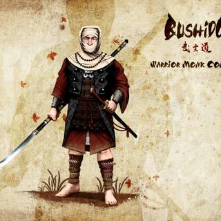 Warrior monk wallpaper