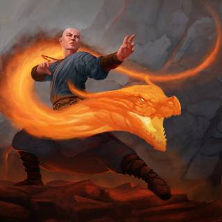 Warrior monk wallpaper