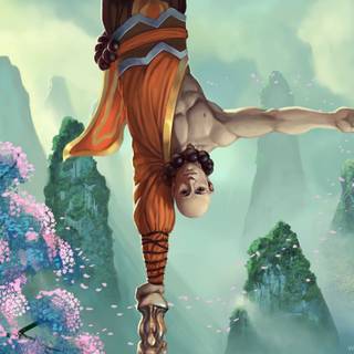 Warrior monk wallpaper