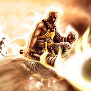 Warrior monk wallpaper