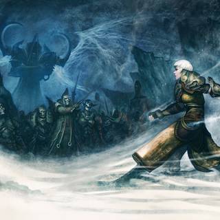 Warrior monk wallpaper