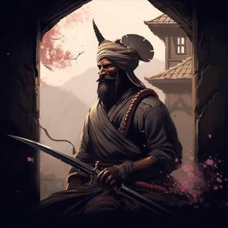 Warrior monk wallpaper