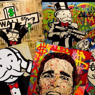 Mr Monopoly wallpaper